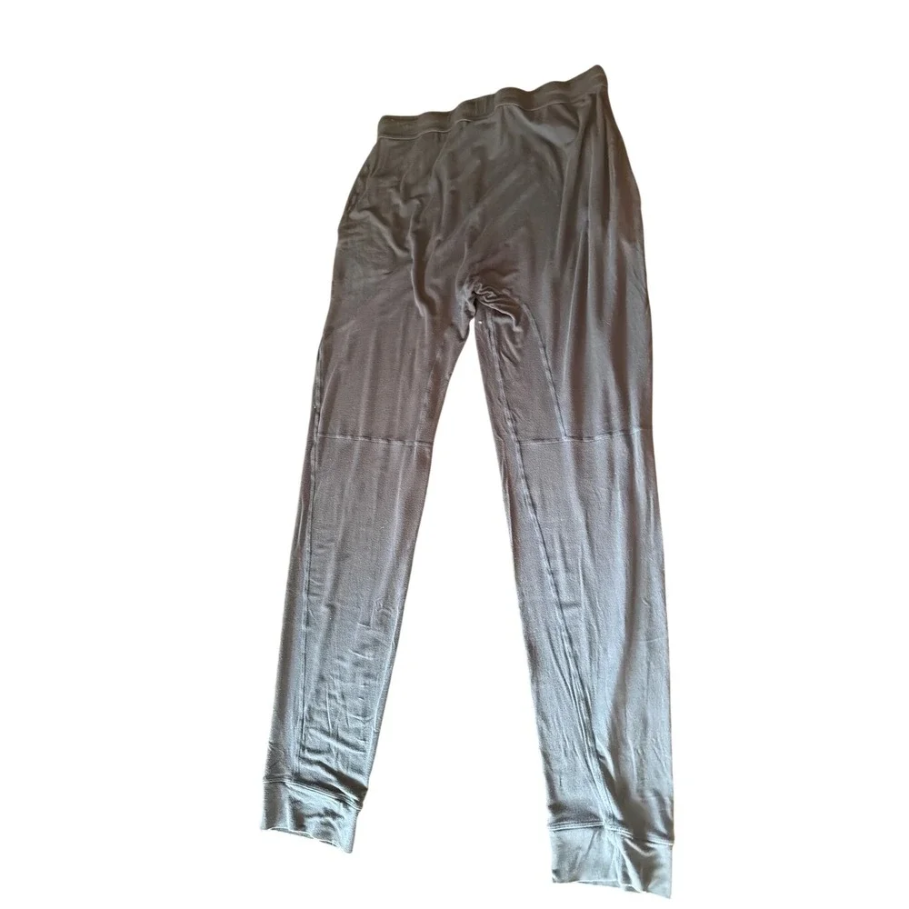 Saxx Lounge Pants Black Snooze Modal Blend Drawstring Jogger Sleepwear Mens S